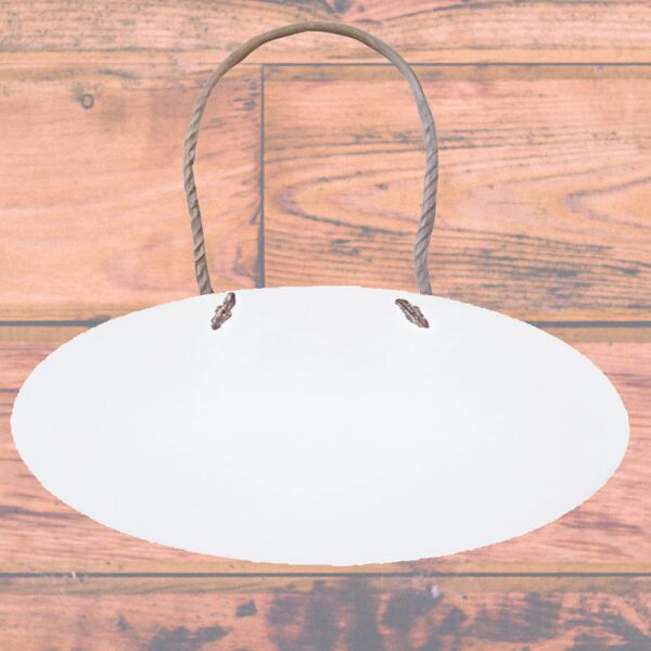 Oval Shaped MDF Wooden Sign Thumbnail