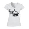 Softstyle™ women's v-neck t-shirt Thumbnail