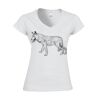 Softstyle™ women's v-neck t-shirt Thumbnail