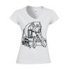Softstyle™ women's v-neck t-shirt Thumbnail